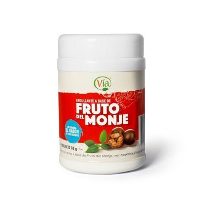 Endulzante Vía a Base de Fruto del Monje Frasco Envase 60 g