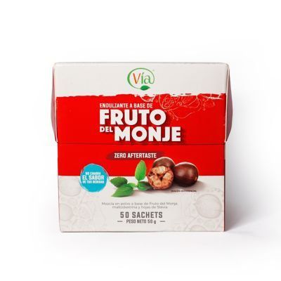 Endulzante Vía a Base de Fruto del Monje Caja 50 Und