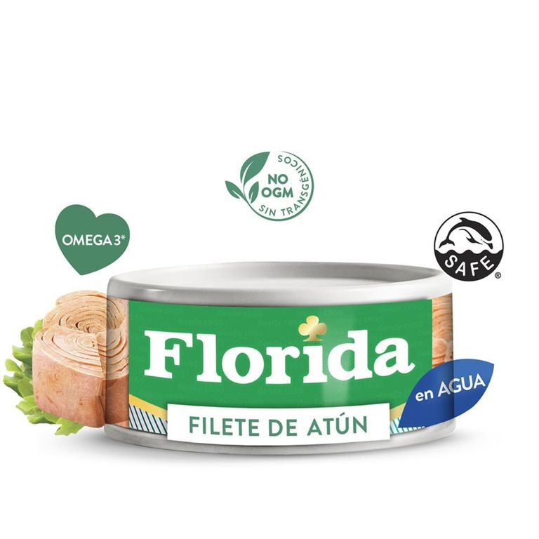 Filete de Atún Florida en Agua y Sal Lata 140 g