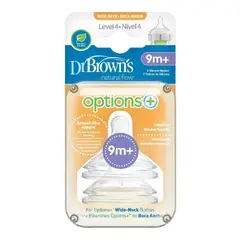 DR. BROWNS - Tetina de Silicona Dr Browns x2 Unidades