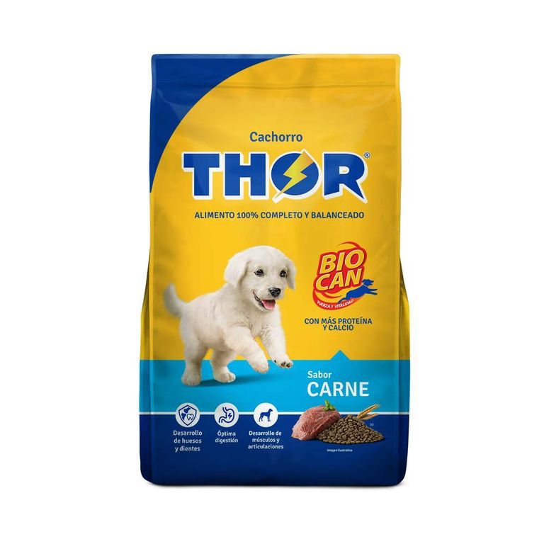 Alimento Seco Cachorros Thor Carne Bolsa 10 Kg