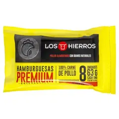 LOS HIERROS - Hamburguesa Premium Clásica De Carne De Pollo