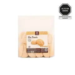 TOTTUS - Pan Francés Precocido Congelado Tottus 6 Unidades