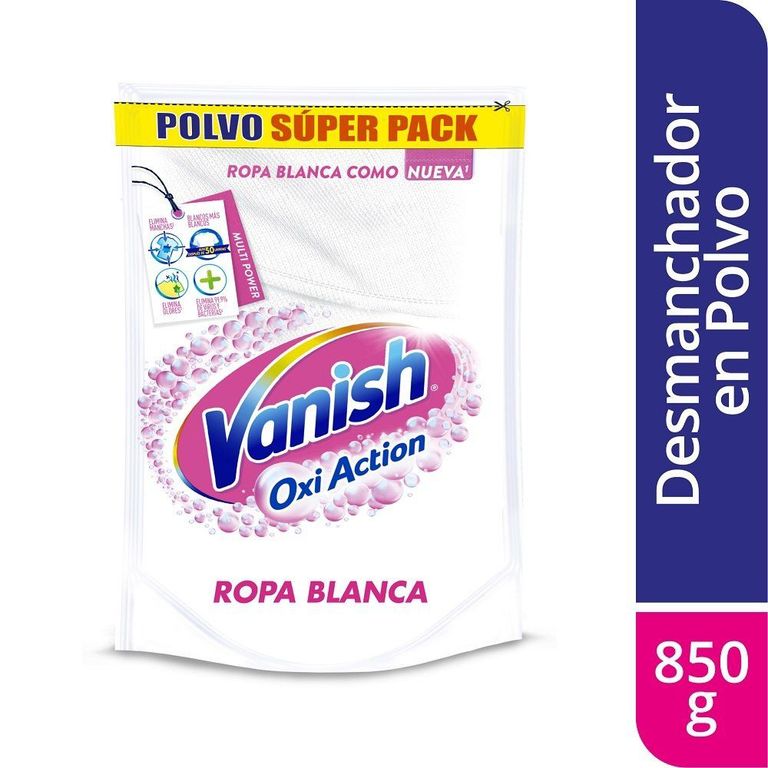 Quitamanchas en Polvo Vanish Ropa Blanca Doypack 850 g