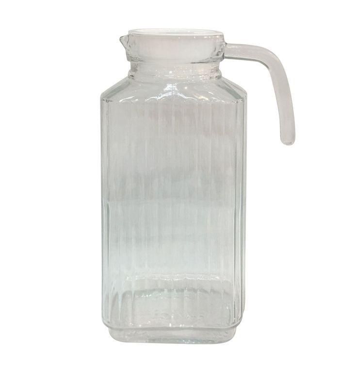 Jarra de Vidrio Rectangular Refri 1.8 L