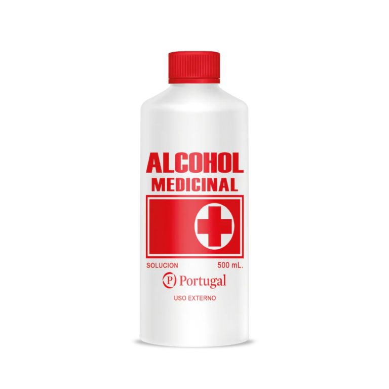 Alcohol Medicinal 70° Portugal Botella 500 mL