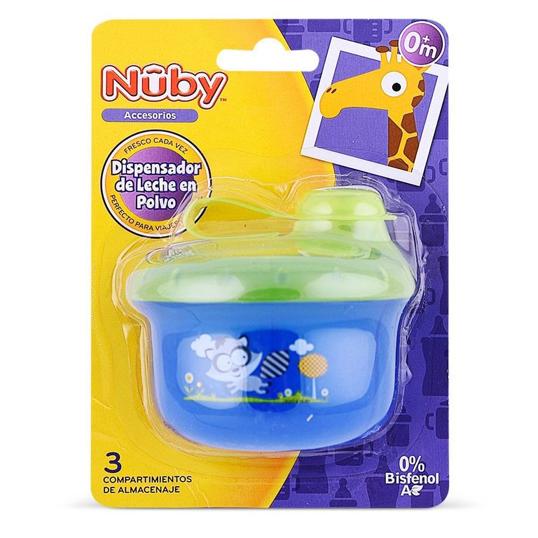 Dispensador de Leche Nuby con 3 Compartimentos