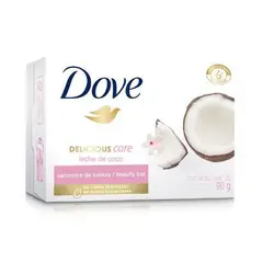 DOVE - Jabón de Tocador Dove Delicious Care Coco Empaque 90 g