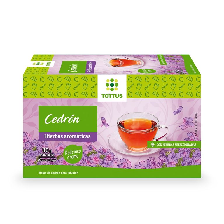 Infusión Tottus Cedrón Caja 20 Sobres