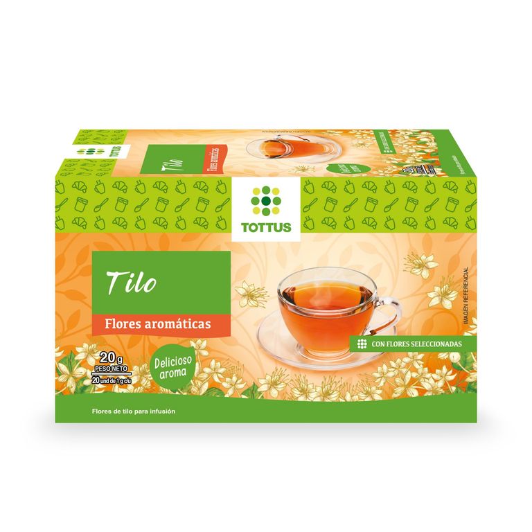 Infusión Tottus Tilo Caja 20 Sobres