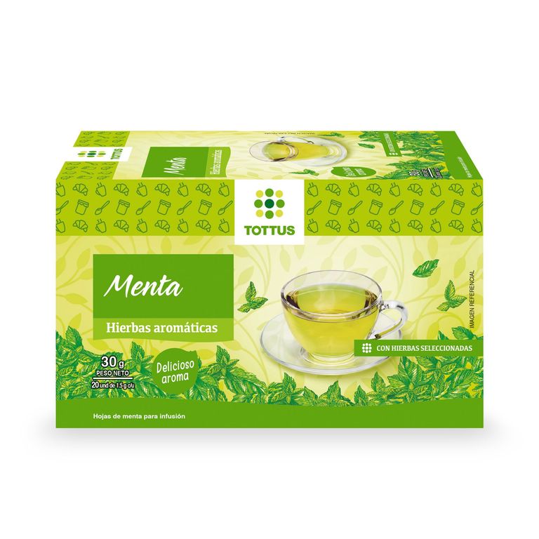 Infusión Tottus Menta Caja 20 Sobres