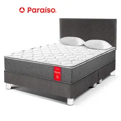 PARAISO - Dormitorio Super Star Queen Acero