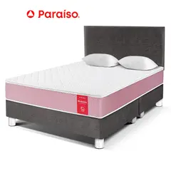 PARAISO - Dormitorio Medallon Ergo Queen Acero