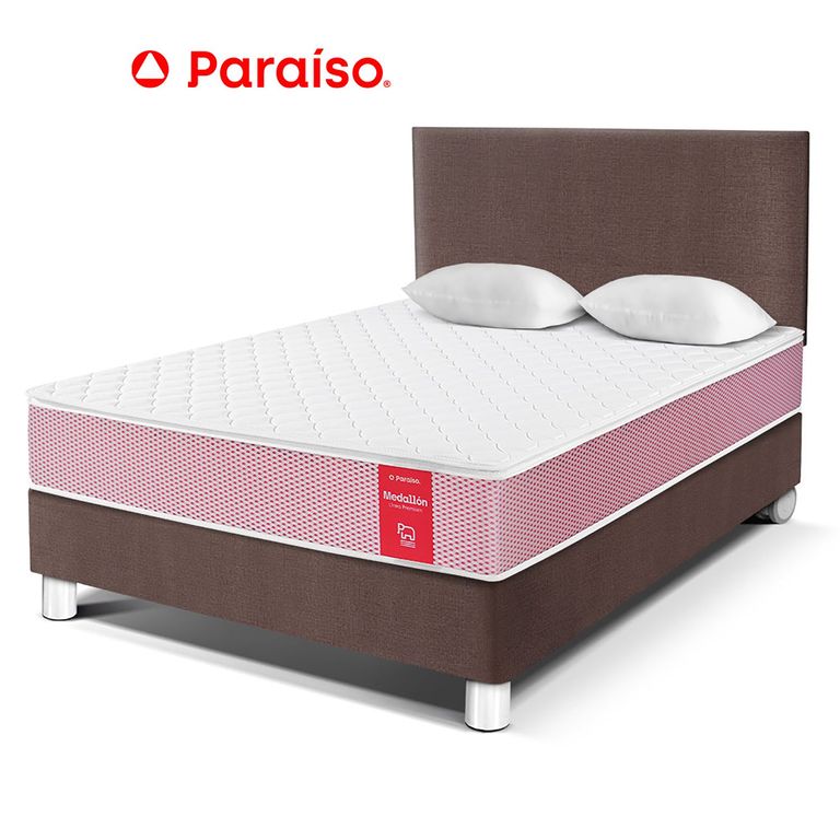 DORMITORIO MEDALLON ERGO 2 PLZ CHOCO