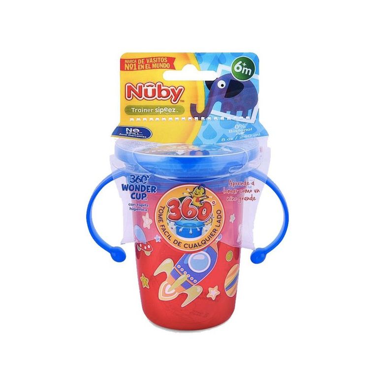 Vaso Antiderrame 360 para Bebé 8 Oz 240 ml