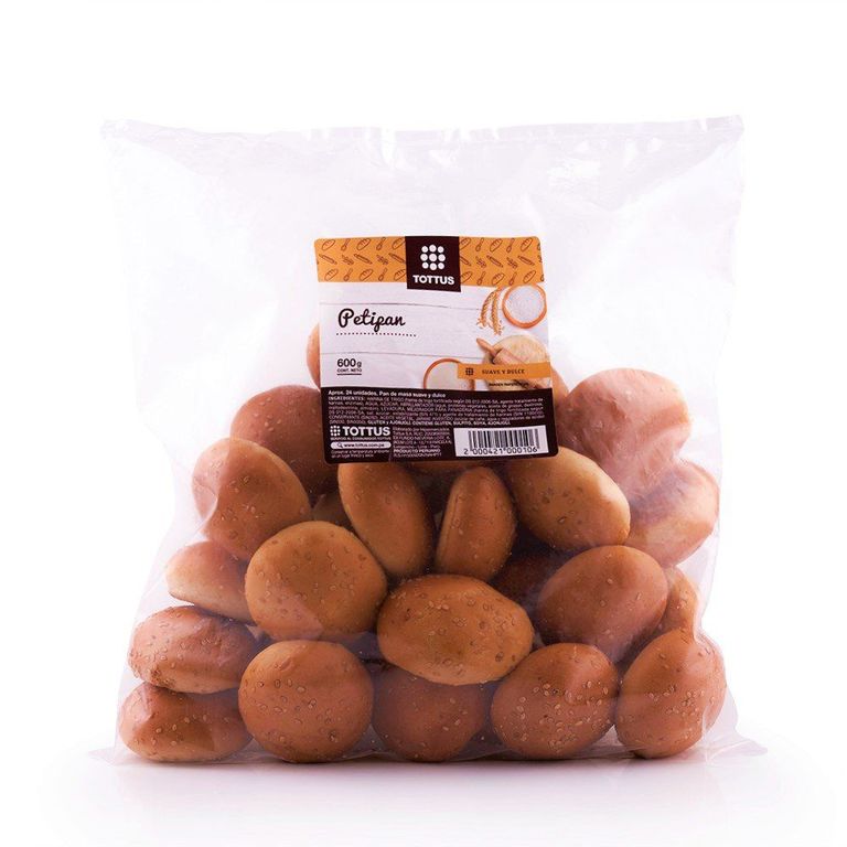 Mini Pan Petipan Tottus 600 g