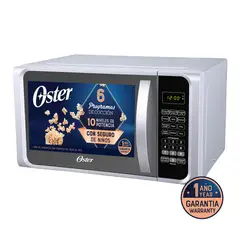 OSTER - Microondas 25 Lts Silver Digital