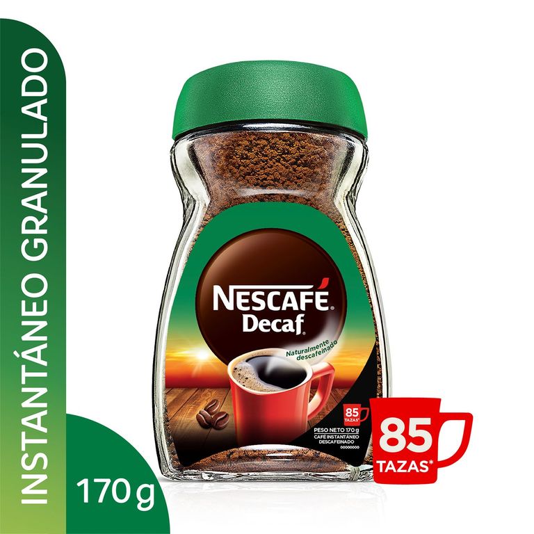 Café Nescafe Instantáneo Descafeinado Envase 170 g
