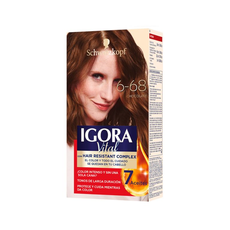 Tinte Igora Vital Tono 6-68 Chocolate