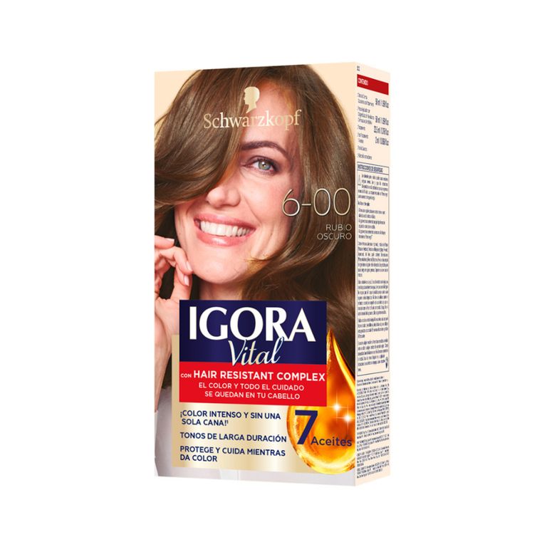 Tinte Igora Vital Tono 6-00 Rubio Oscuro