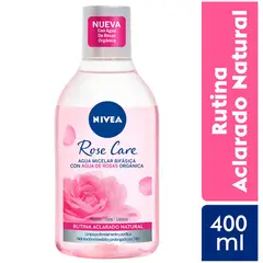 NIVEA - Agua Micelar Rose Care Envase 400 mL