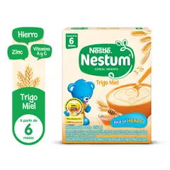 NESTUM - Cereal Infan Tri g o Miel sin Azúcar 6 Meses 350 g
