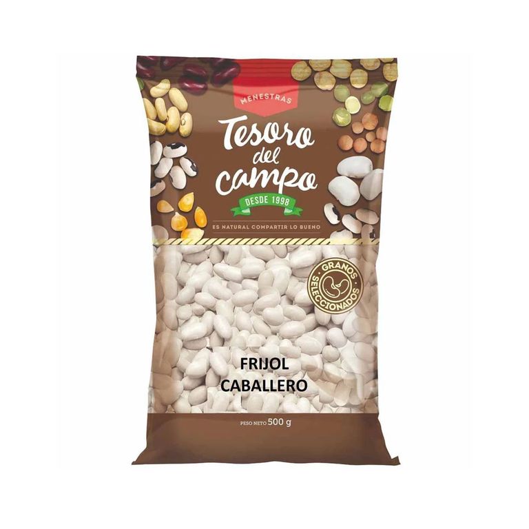 Frijol Caballero Tesoro del Campo Menestra Bolsa 500 g