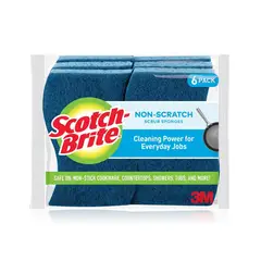 SCOTCH BRITE - Esponja Celulosa Delicada Cero Rayas Empaque 6 Und