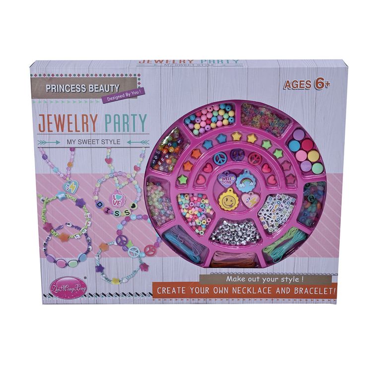 Set Mostacillas Pulseras Dijes