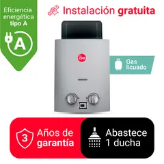RHEEM - Terma a Gas 5 5 L Rheem Glp