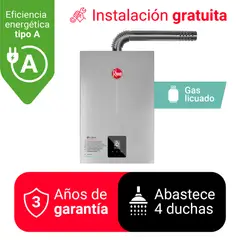 RHEEM - Terma a Gas Rheem 21 Tf Glp Prestige