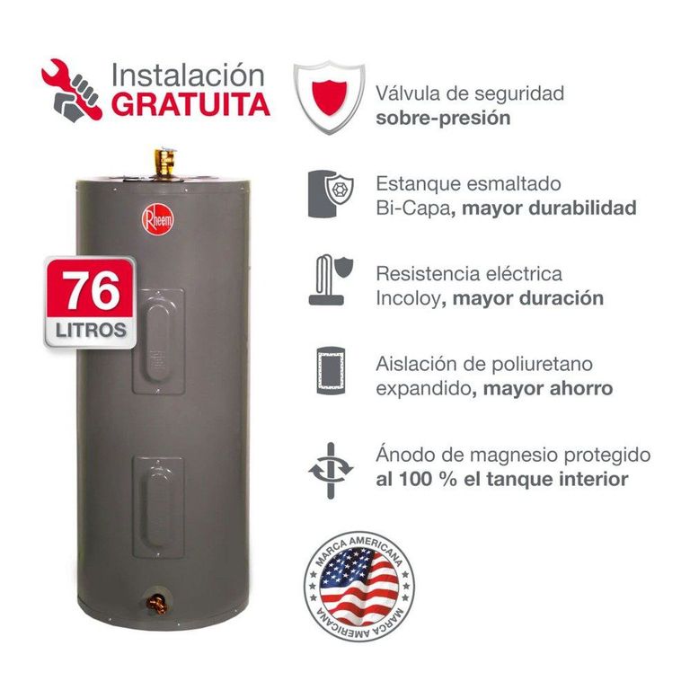 Terma Eléctrica 76 L Rheem