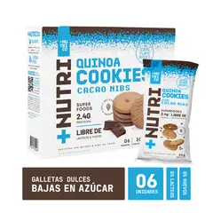 NUTRISHAKE ANDINO - Galletas con Quinua y Nibs de Cacao +NUTRI Co Caja 6un