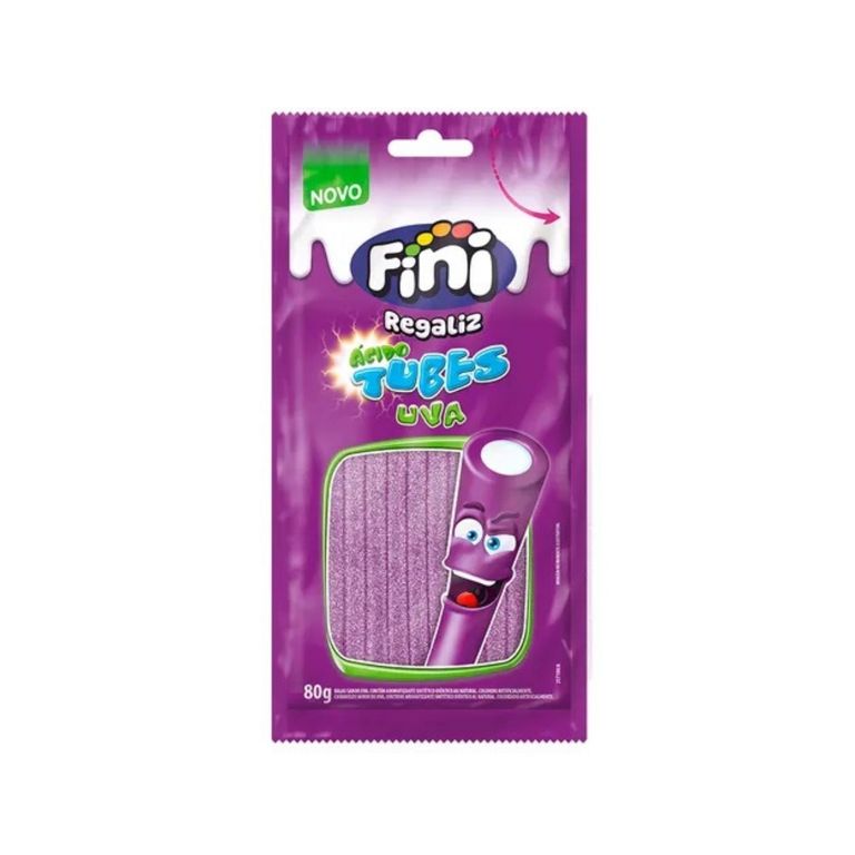 Regaliz Ácido Fini Uva Bolsa 80 g