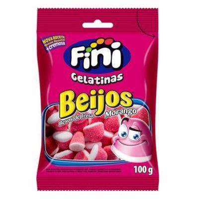 Gomitas Fini Besos de Fresa Bolsa 100 g