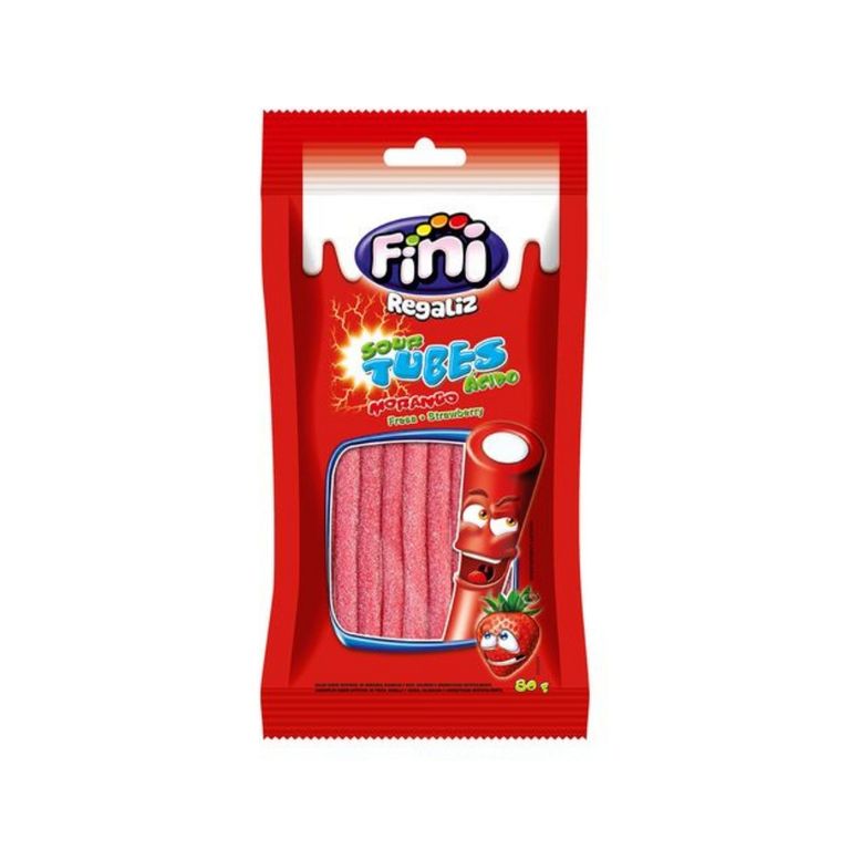 Regaliz Ácido Fini Fresa Bolsa 80 g