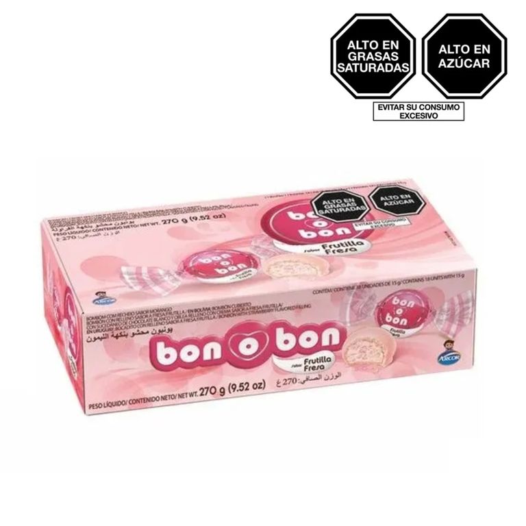 Bombones Bon o Bon Fresa Caja 270 g