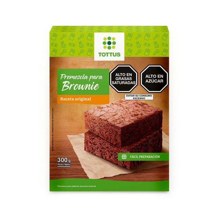 Premezcla Tottus Brownie Caja 300 g
