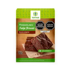 TOTTUS - Premezcla Fudge Brownie 310 g