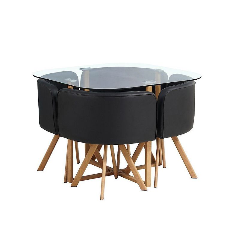 Juego de Comedor Vidrio 4P Verona