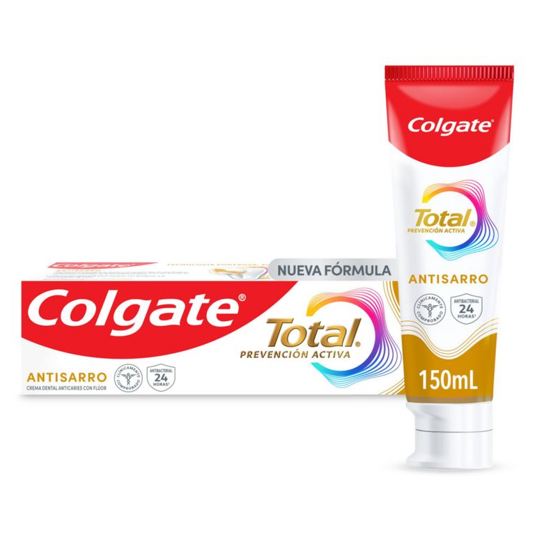 Crema Dental Total 12 Antisarro Colgate Caja 150 mL