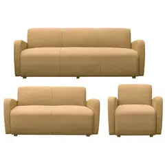 CASA JOVEN - JUEGO DE SALA NAPOLI 3 2 1 BEIGE