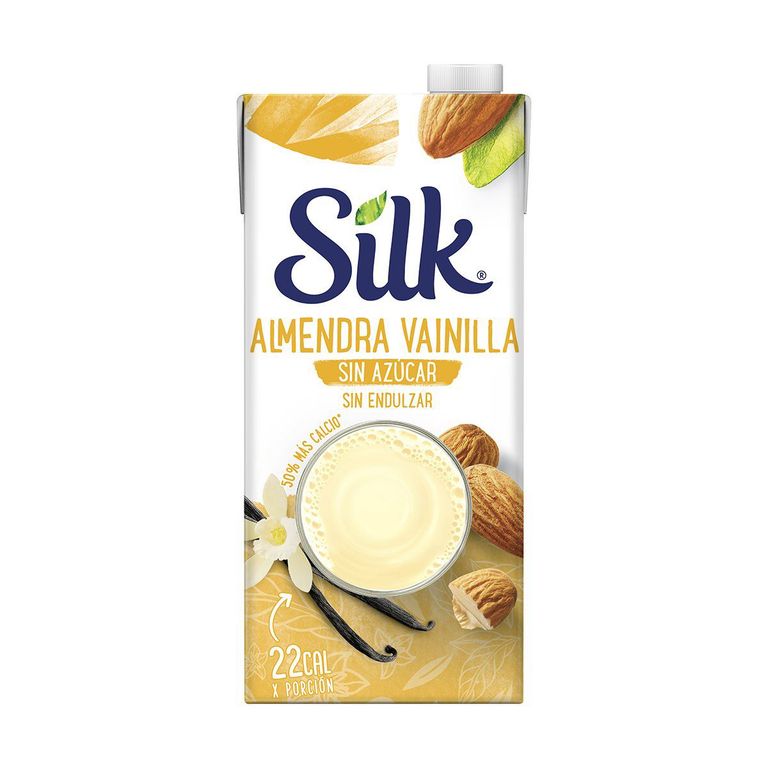 Bebida Almendra Silk Vainilla Sin Azúcar Caja 946 mL