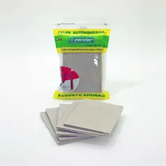 ZENDER - Felpa Beige Pqt Ahorro 15X11 cm X5Un