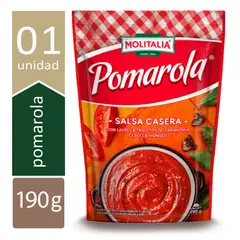 MOLITALIA - Salsa Tomate Pomarola Casera Molitalia 190g