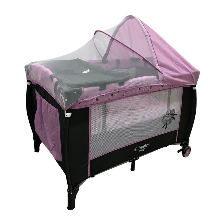 Cuna Corral Baby Color Rosa