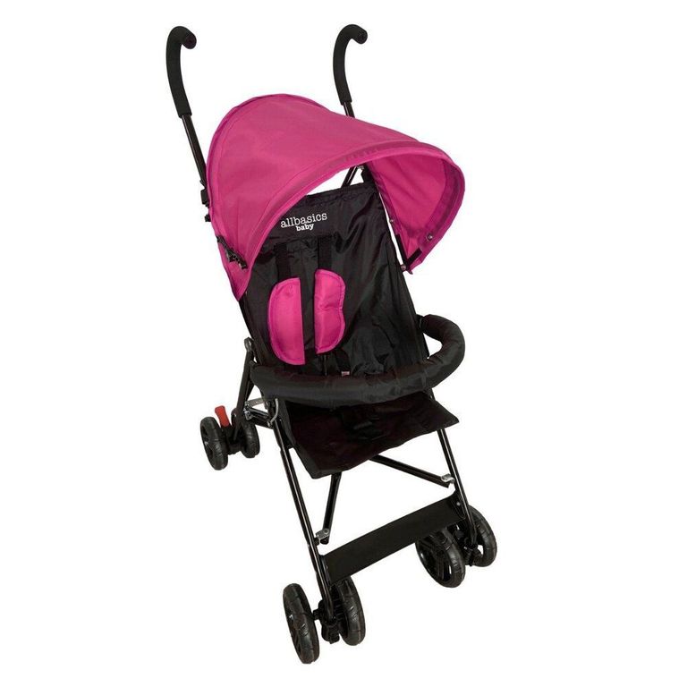 Coche Bastón Basico Rosa