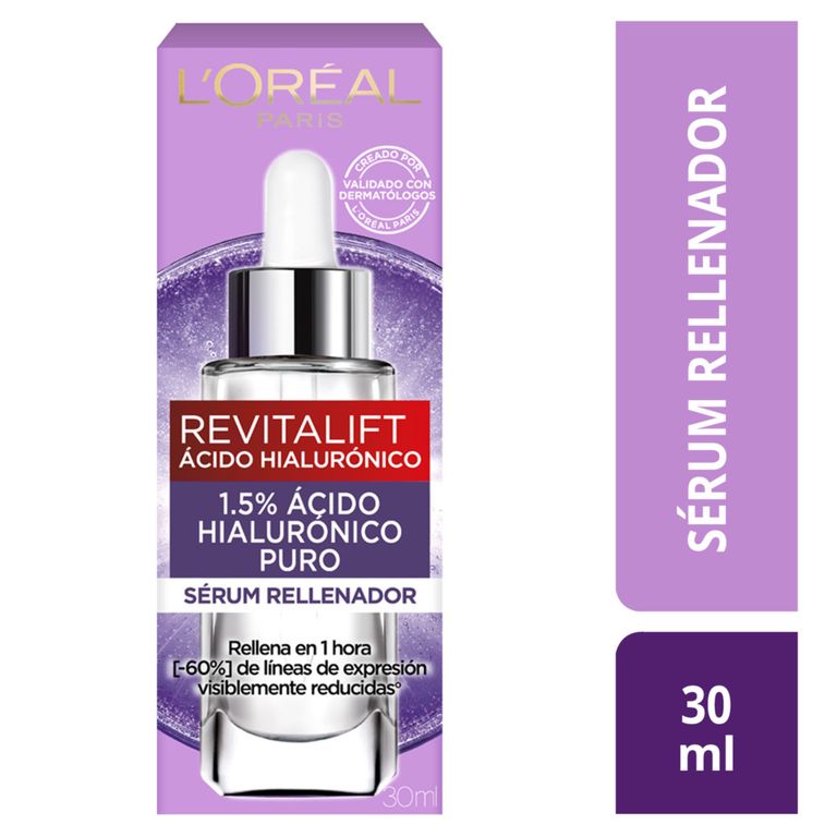 Sérum Loreal Revitalift Ácido Hialurónico Envase 30 mL