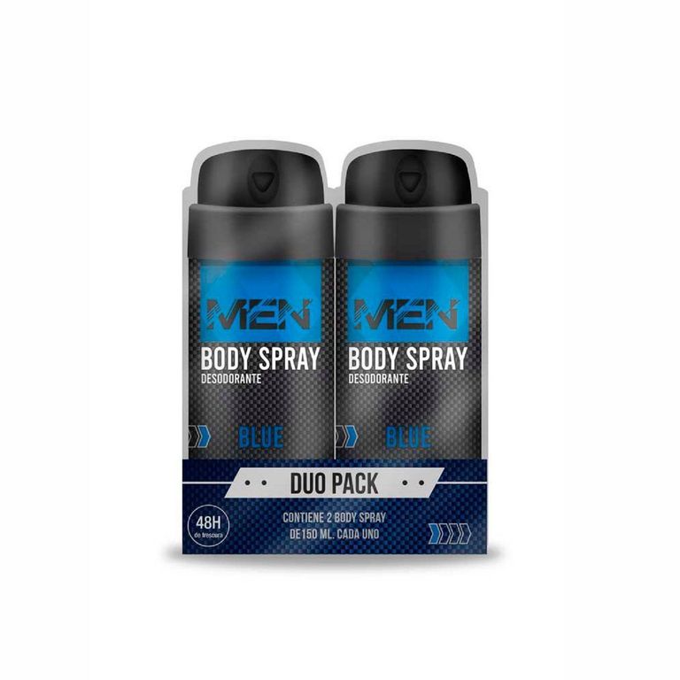 Desodorante en Spray Tottus Men Blue Empaque 2 Und