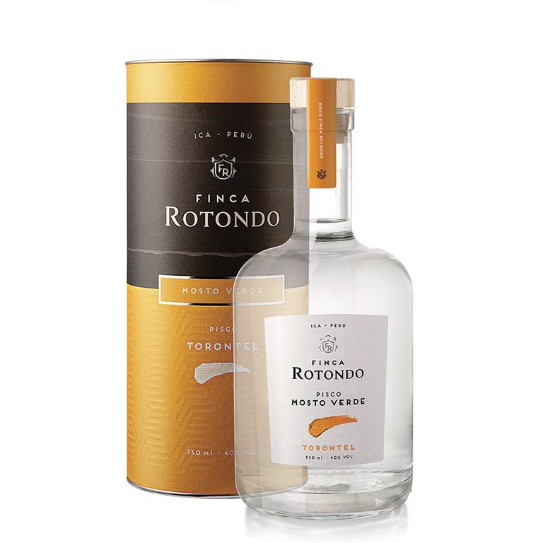 Pisco Mosto Verde Torontel Finca Rotondo Botella 750 mL
